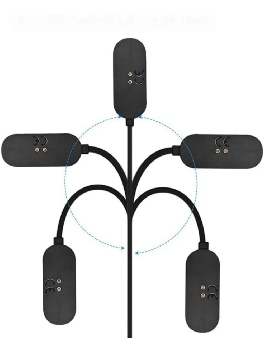 USB Charger Dock & Cable Replacement Accessories for 2 & 3 Devices - Fast